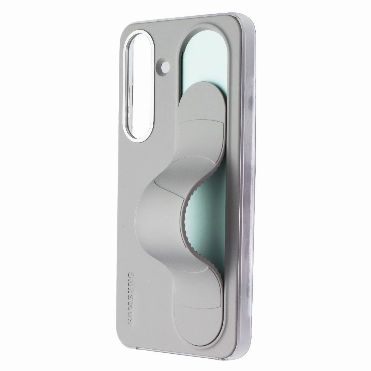 Durable Accessory Samsung Official Standing Grip Case for Galaxy S25 - Gray