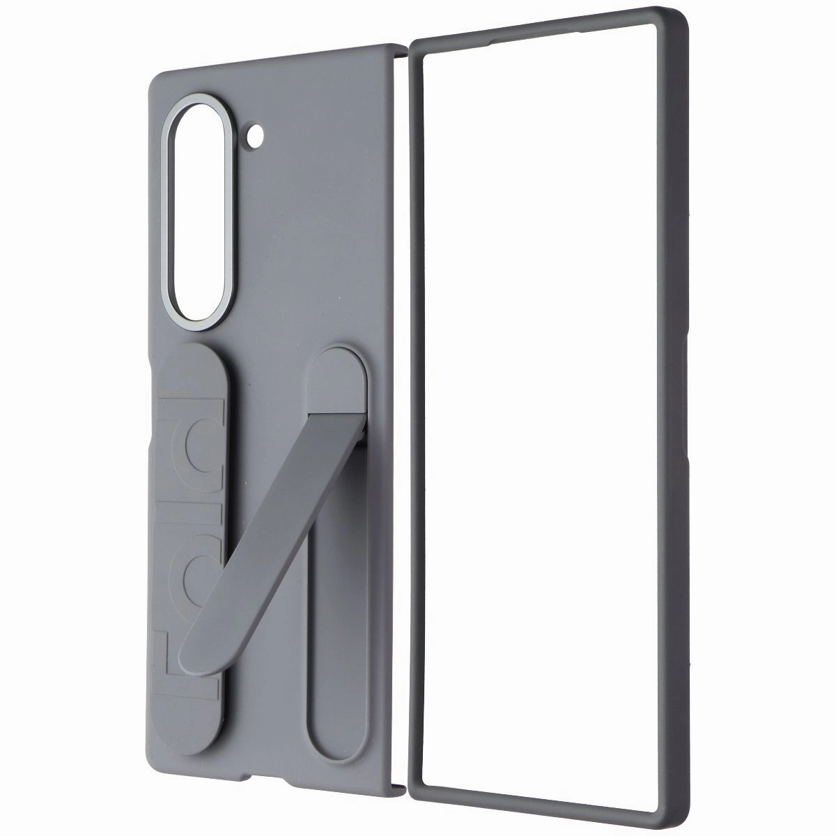 Samsung Silicone Case for Samsung Galaxy Z Fold6 - Gray Modern Minimalism