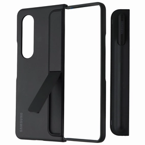 Samsung Standing Cover with Pen for Samsung Galaxy Z Fold4 - Black High Durability Drop Defense