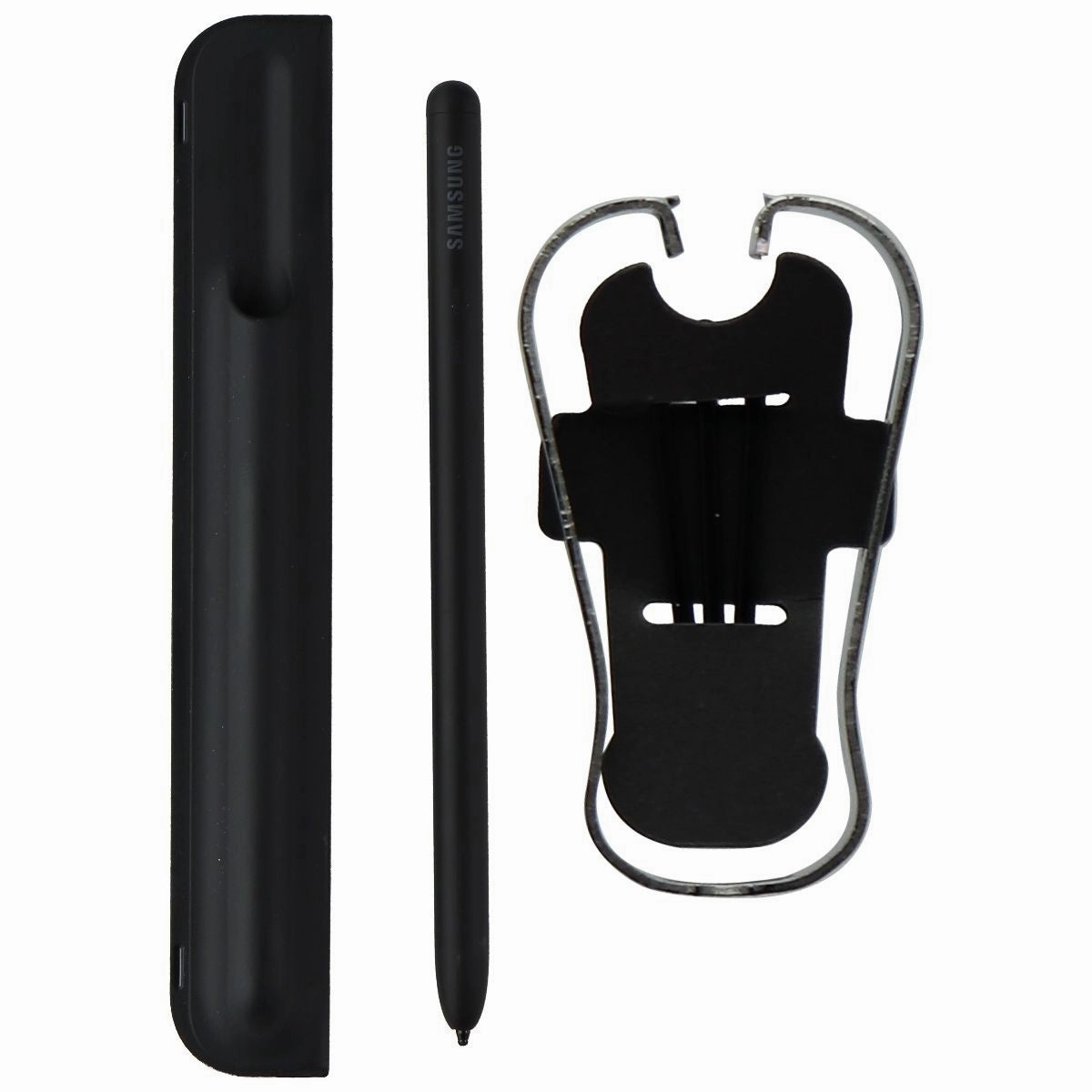 Samsung Standing Cover with Pen for Samsung Galaxy Z Fold4 - Black Trendy Aesthetic Rugged Build