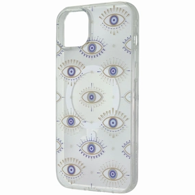 MyBat Pro Mood Series Case for MagSafe for iPhone 14 Plus - Evil Eye Elegant Style Minimal Cover