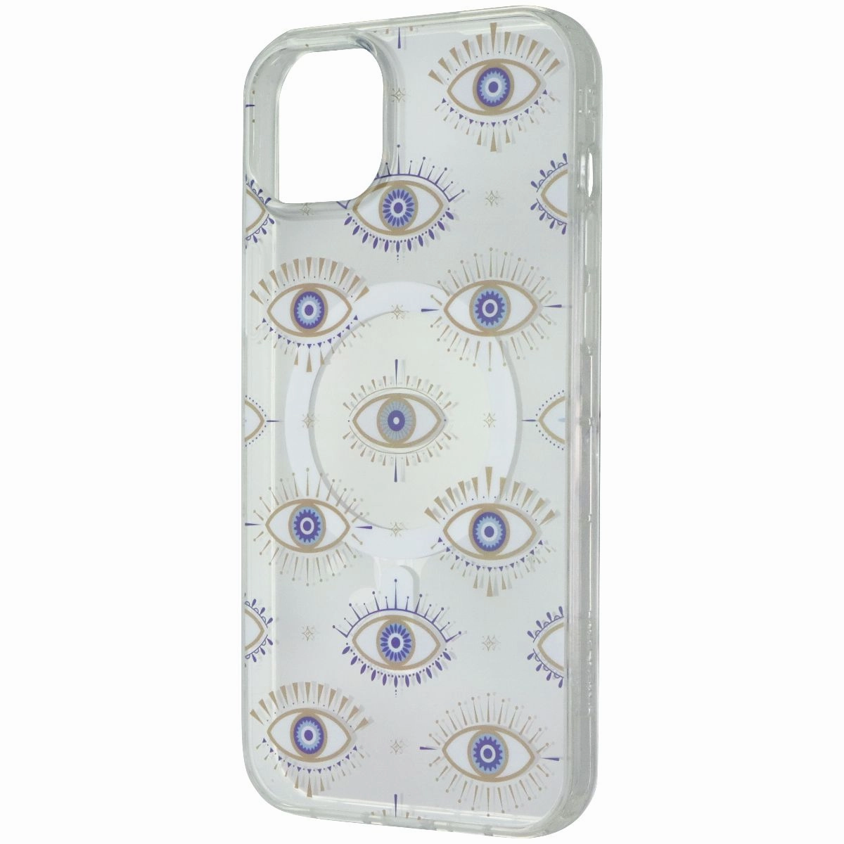 MyBat Pro Mood Series Case for MagSafe for iPhone 14 Plus - Evil Eye Elegant Style Minimal Cover