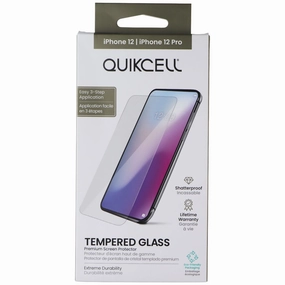 Screen Guard Ultra Max Elite Quikcell Tempered Glass Screen Protector for Apple iPhone 12 / 12 Pro
