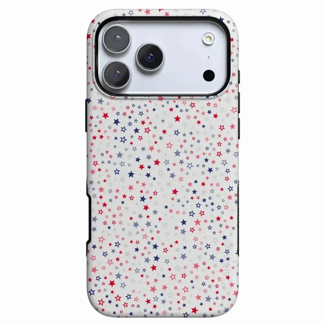 Seeing Stars | Red, White & Blue Case Minimal Pattern Polished Touch