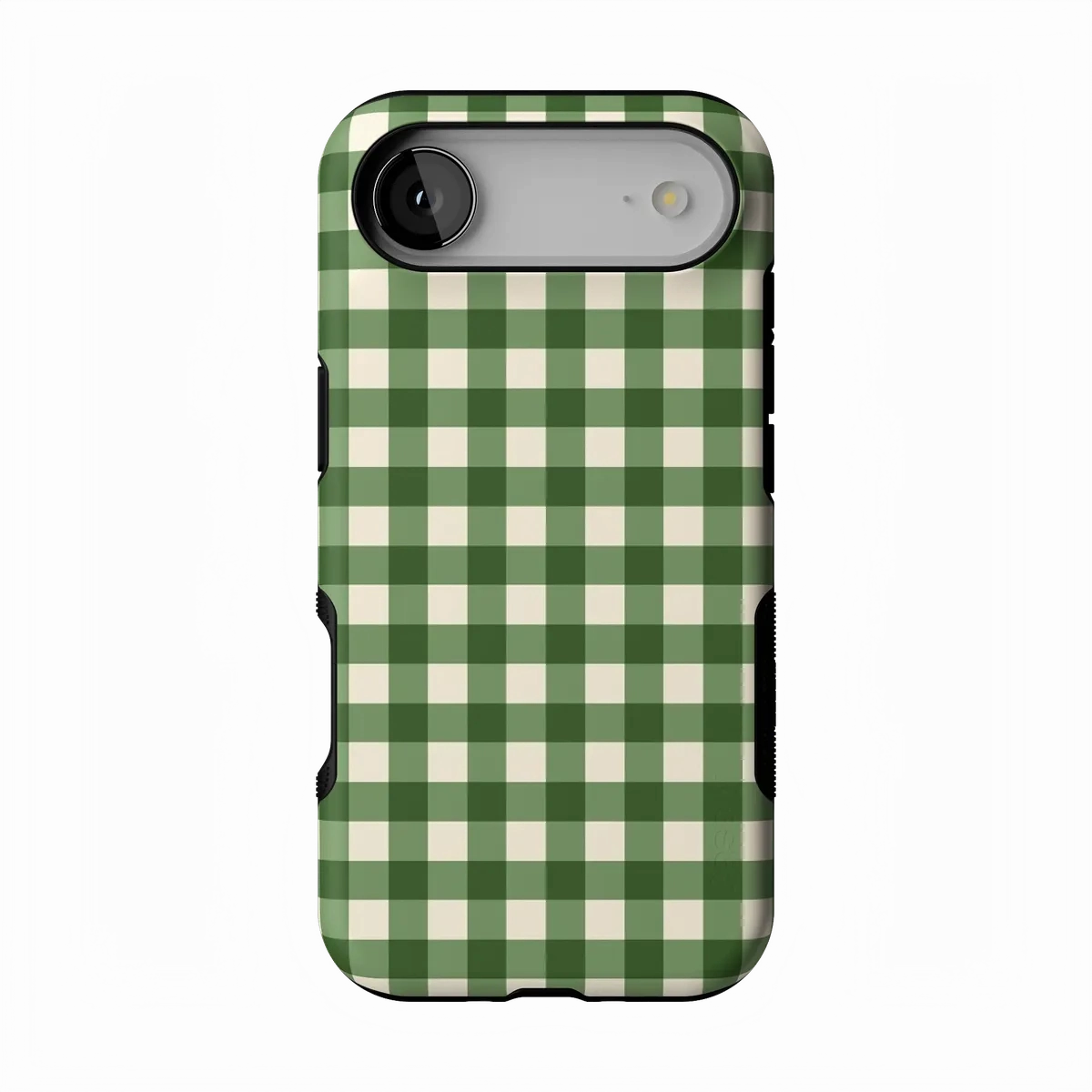 Easy Removal Flexible Touch Checked Twice | Green Plaid Case