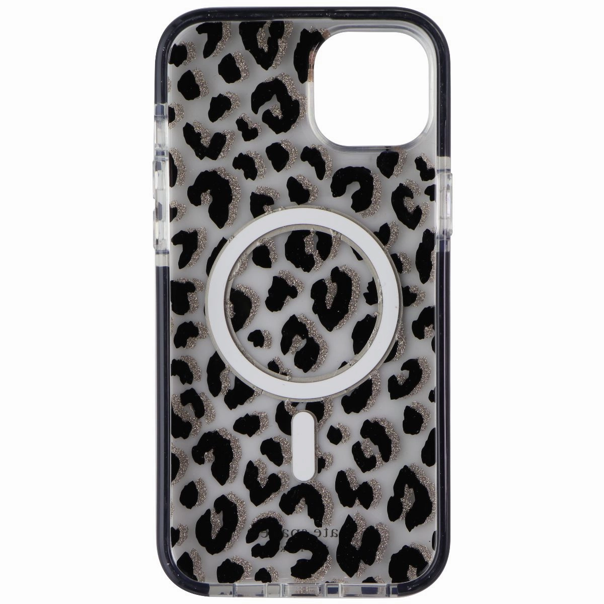 Everyday Comfort Kate Spade New York MagSafe Case for iPhone 15 Plus - City Leopard Glitter