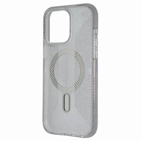 Minimal Surface Layer Speck Lux Grip ClickLock MagSafe Case iPhone 15 Pro Max - Platinum Glitter