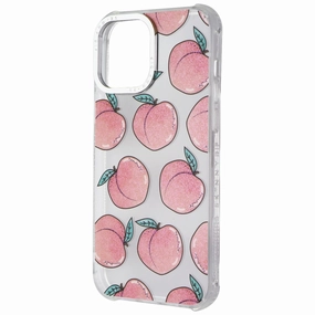 Glossy Look Flexible Comfort SKINNY DIP London Peachy Shock Case for Apple iPhone 13 Pro Max - Peach/Clear