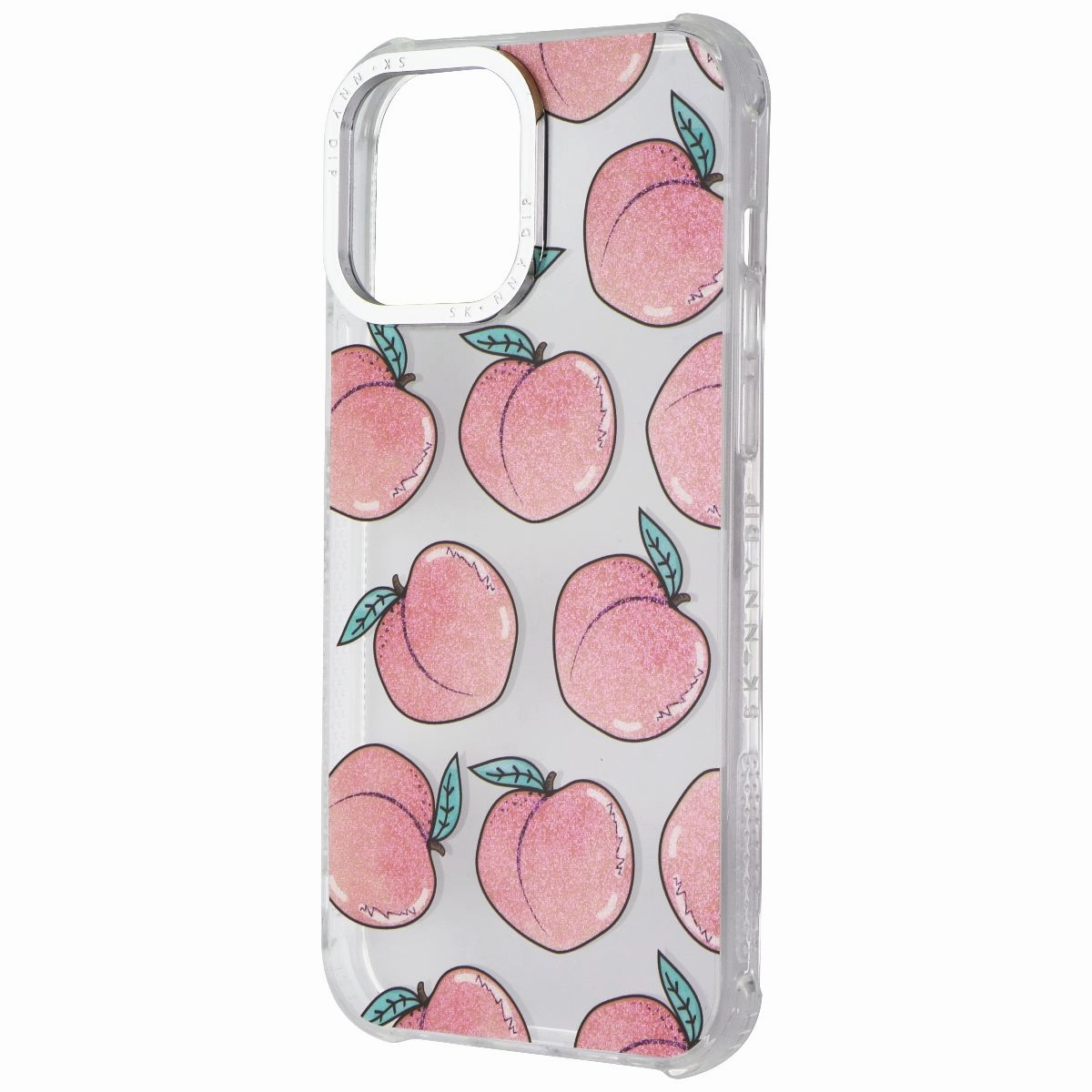 Glossy Look Flexible Comfort SKINNY DIP London Peachy Shock Case for Apple iPhone 13 Pro Max - Peach/Clear