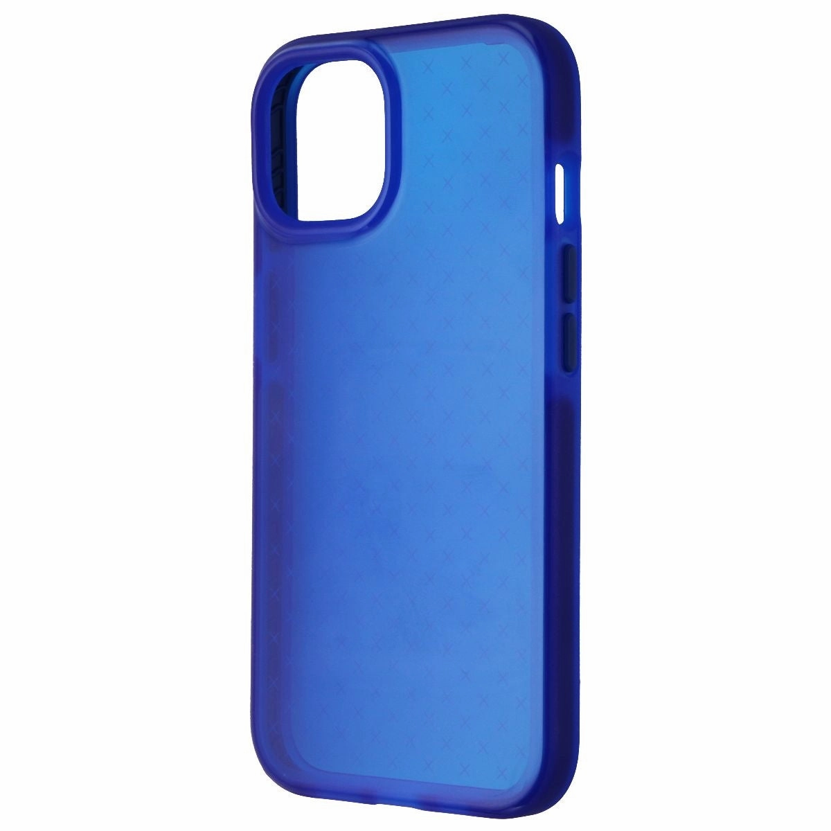 Shockproof Frame Colorful Design Tech21 Evo Check Series Flexible Gel Case for Apple iPhone 14 - Blue