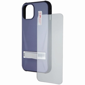 Soft Shield MyBat Pro Kickstand Phone Case for Apple iPhone 14 - Blue
