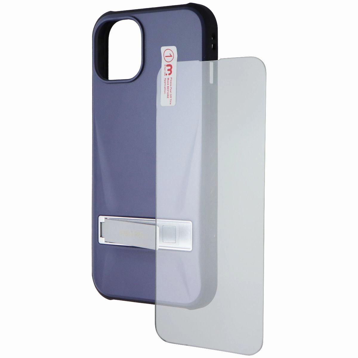 Soft Shield MyBat Pro Kickstand Phone Case for Apple iPhone 14 - Blue