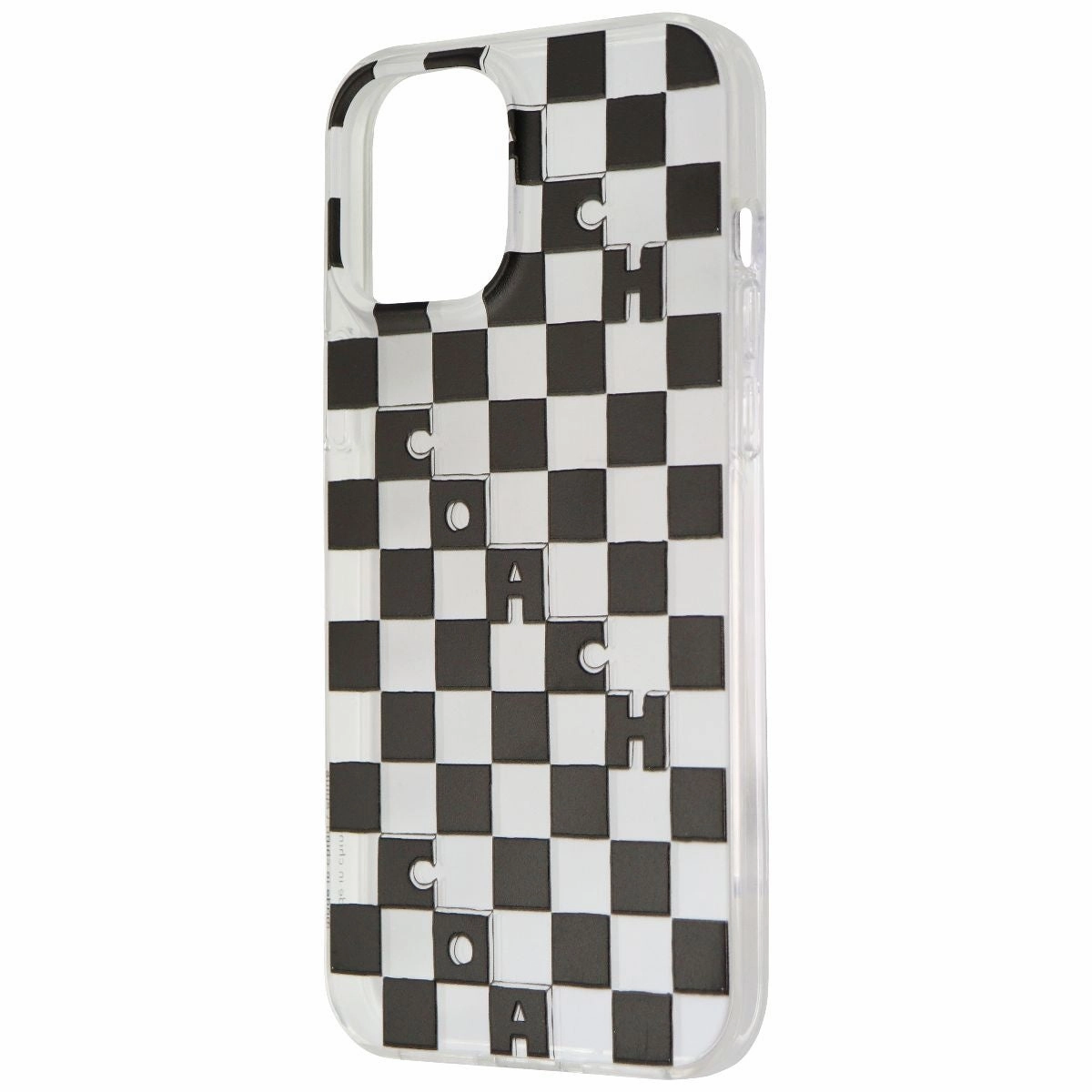 Bold Look Minimal Detail Texture Coach New York Protective Case for Apple iPhone 12 Pro Max - Checkered