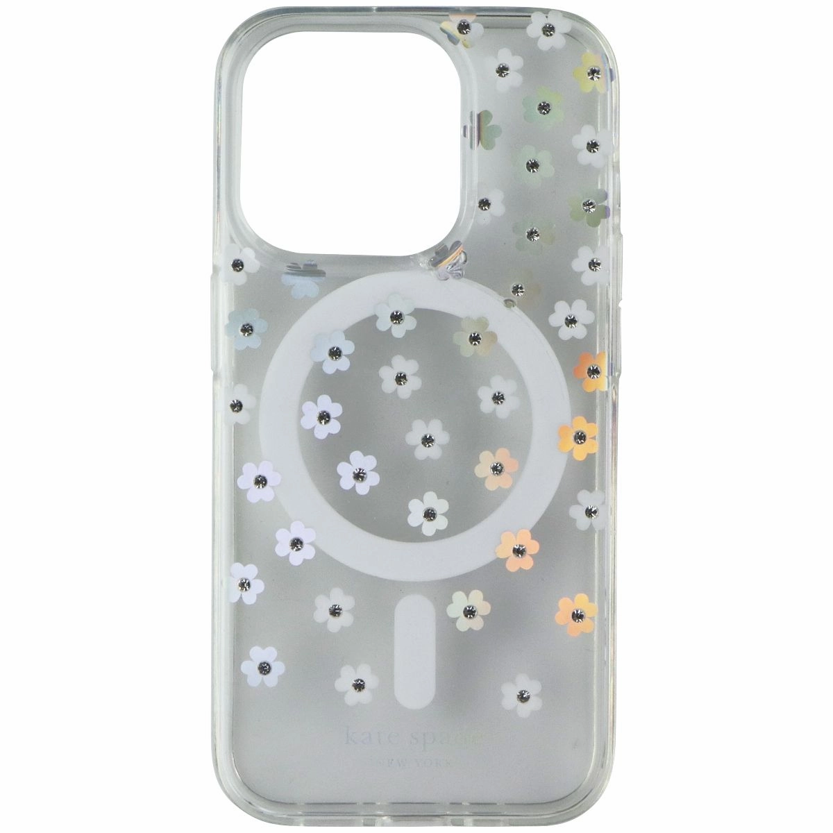 Smooth Layer Everyday Function Kate Spade Protective Case for MagSafe for iPhone 15 Pro - Scattered Flowers