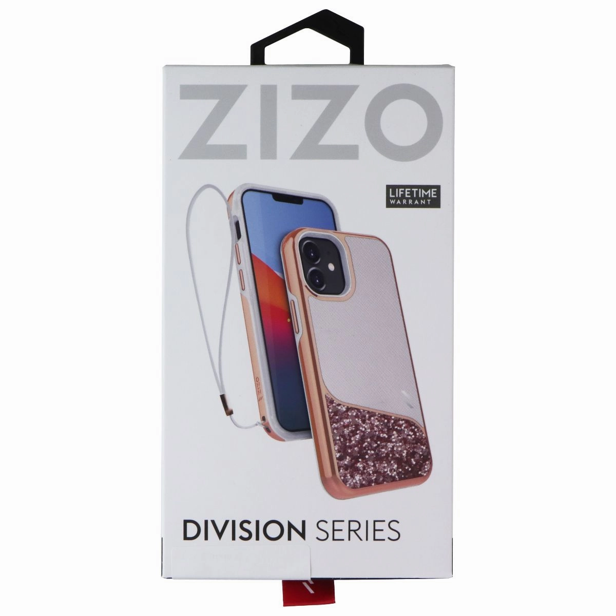 Durable Coating Pocket Friendly Zizo Division Series Case for Apple iPhone 12 Mini - Wanderlust Rose/White