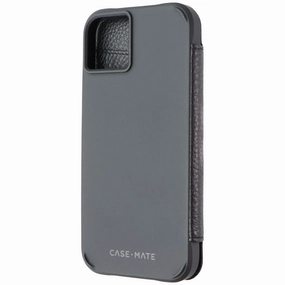 Case-Mate Wallet Folio Leather Case for MagSafe for iPhone 14 Plus - Black Durable structure Modern Detail