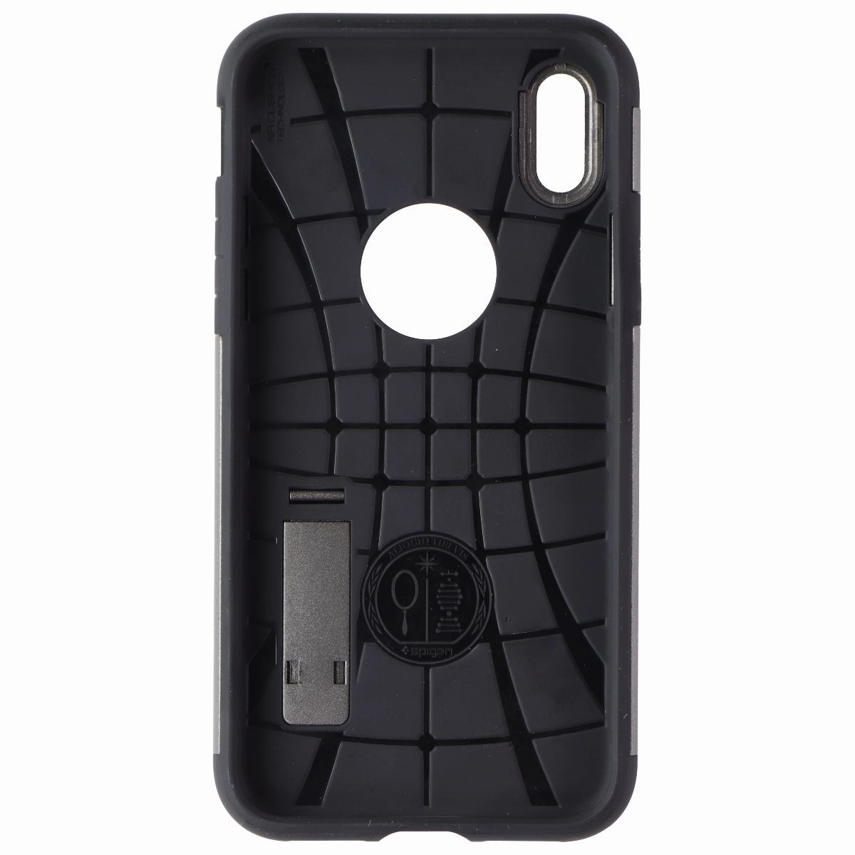 Spigen Slim Armor Dual Layer Case for Apple iPhone Xs/X - Gunmetal / Black Sleek Edge Design