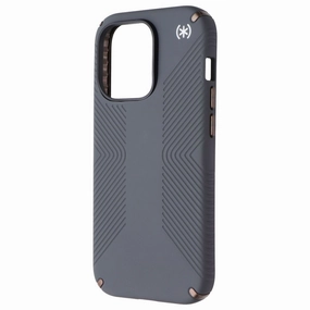 Speck Presidio2 Grip Case for MagSafe for Apple iPhone 14 Pro - Charcoal Compact Texture Layer Portable Protection