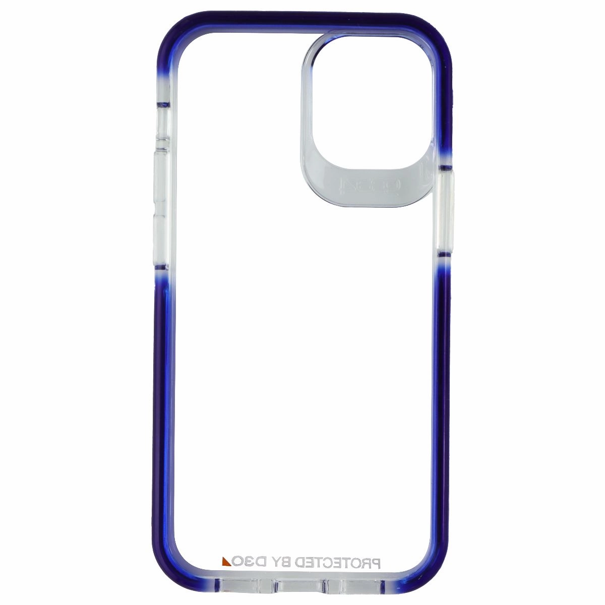 Gear4 Piccadilly Series Case for Apple iPhone 12 mini - Clear / Blue FADE Hybrid Finish Texture