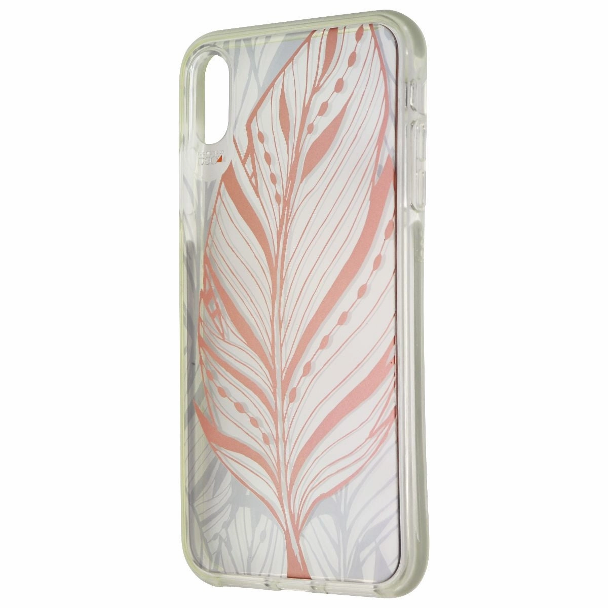 Hybrid Material Build ZAGG Victoria Series Hard Case for Apple iPhone Xs Max - Tribal Leaf/Clear