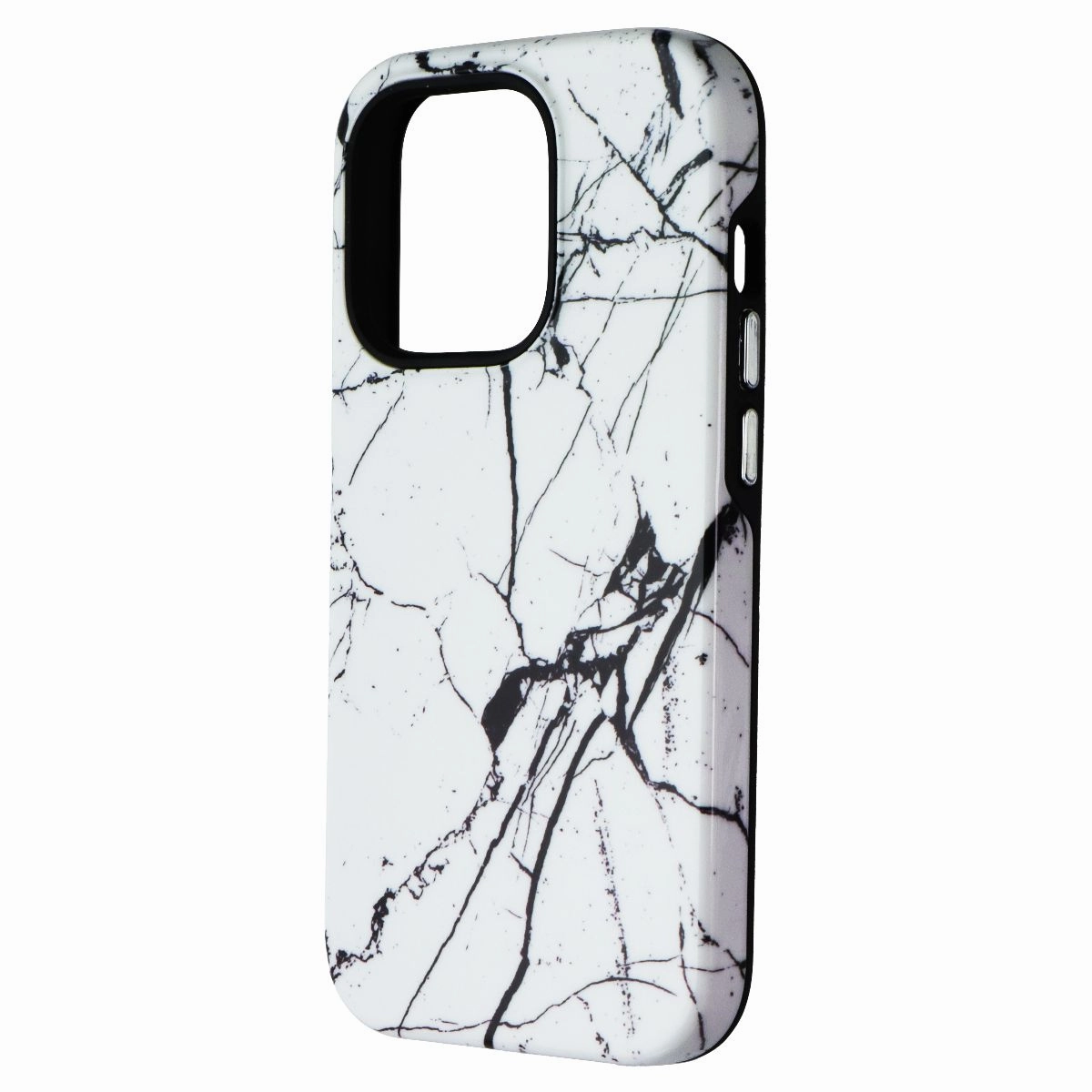 Classic Texture Vivid Surface MyBat Pro Fuse Series Case for MagSafe Apple iPhone 14 Pro - Cracked Marble