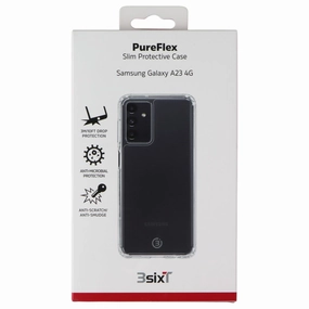 3SIXT PureFlex Case for Samsung Galaxy A23 4G - Clear Compact Build