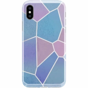 Other Side | Holographic Metallic Stained Glass Marble Case Refined Shield