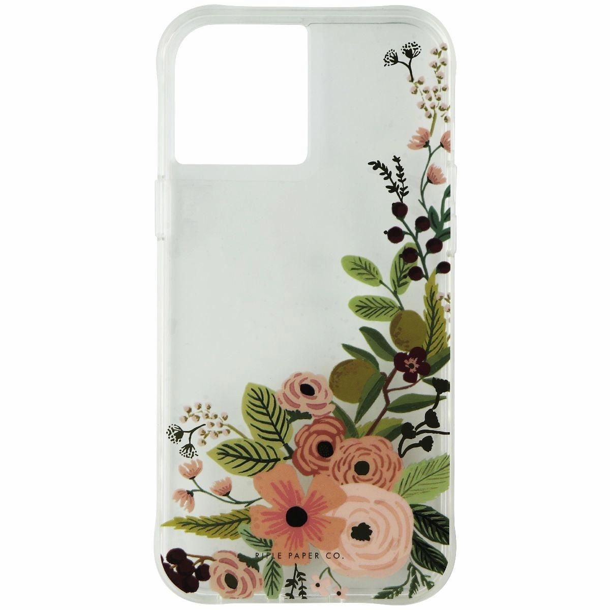 Anti Shock Rifle Paper Co Series Case for Apple iPhone 12 Pro Max - Garden Party Rose