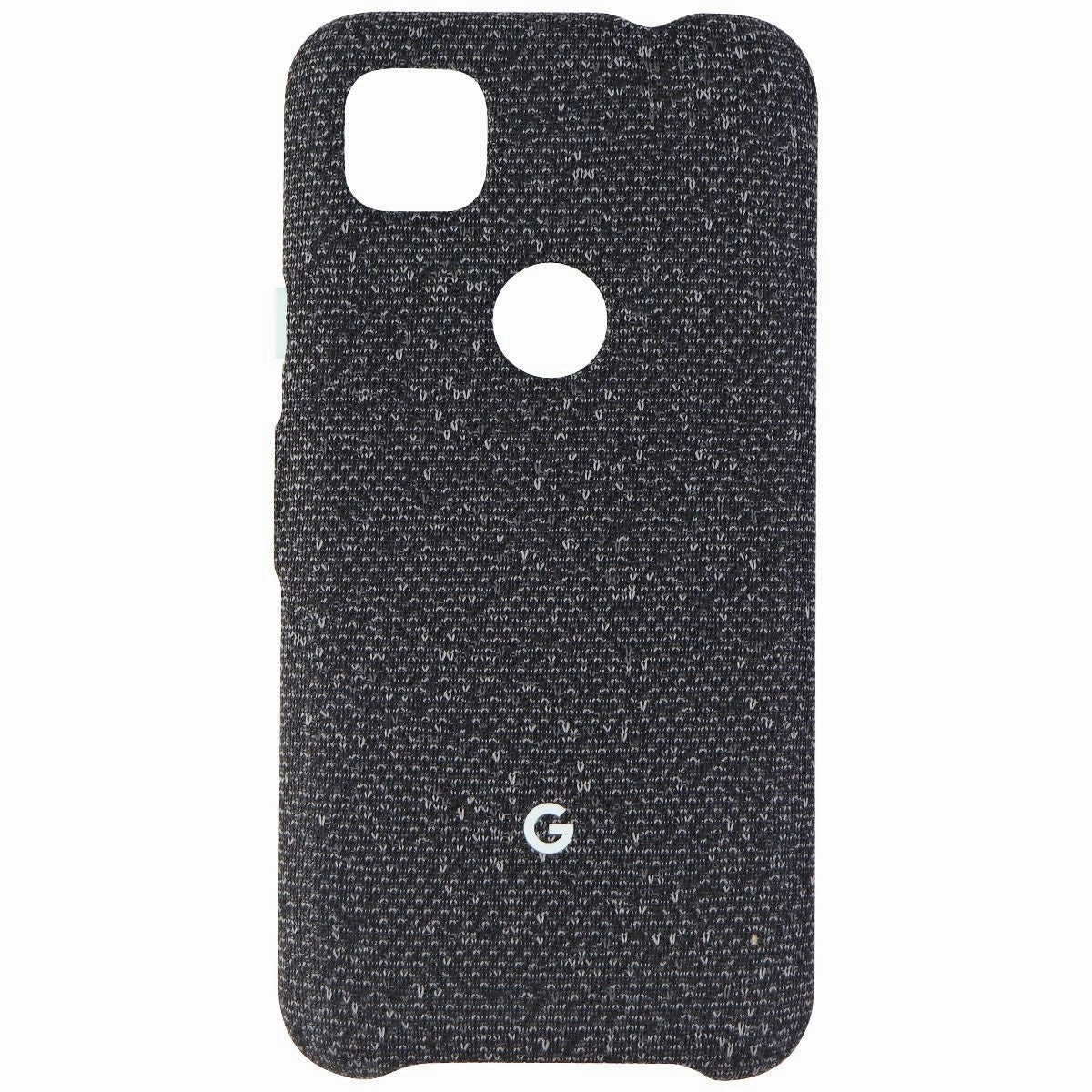 Official Google Fabric Case for Pixel 4a Smartphones - Basically Black (GA02056) Fashion Texture