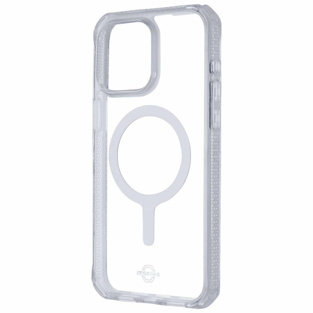 Smooth Edge Design Practical Look ITSKINS Hybrid_R Clear Series Case for MagSafe for Apple iPhone 15 Pro Max Clear