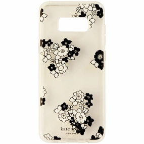 Crystal Finish Colorful option Kate Spade Hard Case for Samsung Galaxy S8  (Plus) - Clear/White Flowers/Gems