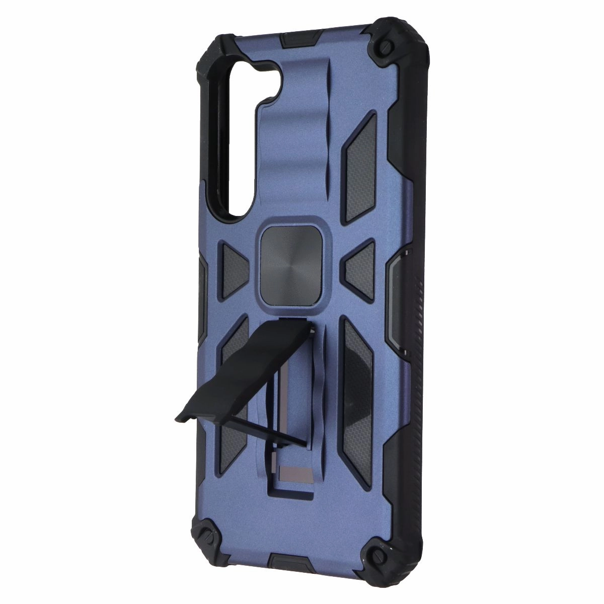 MyBat Rugged Kickstand Case for Samsung Galaxy (S23 ) 5G - Dark Blue/Black Heat resistant Flexible Detail