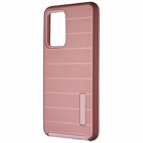 Trendy Design Stylish Look Mybat Textured Slim Case for Samsung Galaxy A52 5G - Rose Gold