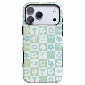 Coastal Checkers | Pura Vida Case Comfort Accessory Camera Protection