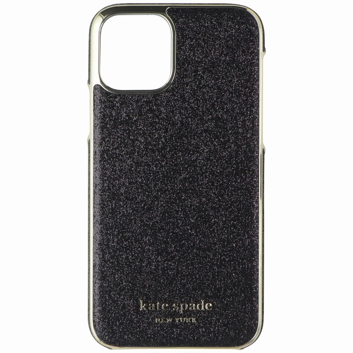 Kate Spade Wrap Series Hard Case for Apple iPhone 11 Pro - Black Glitter/Gold Strong Surface Elegant Surface Texture