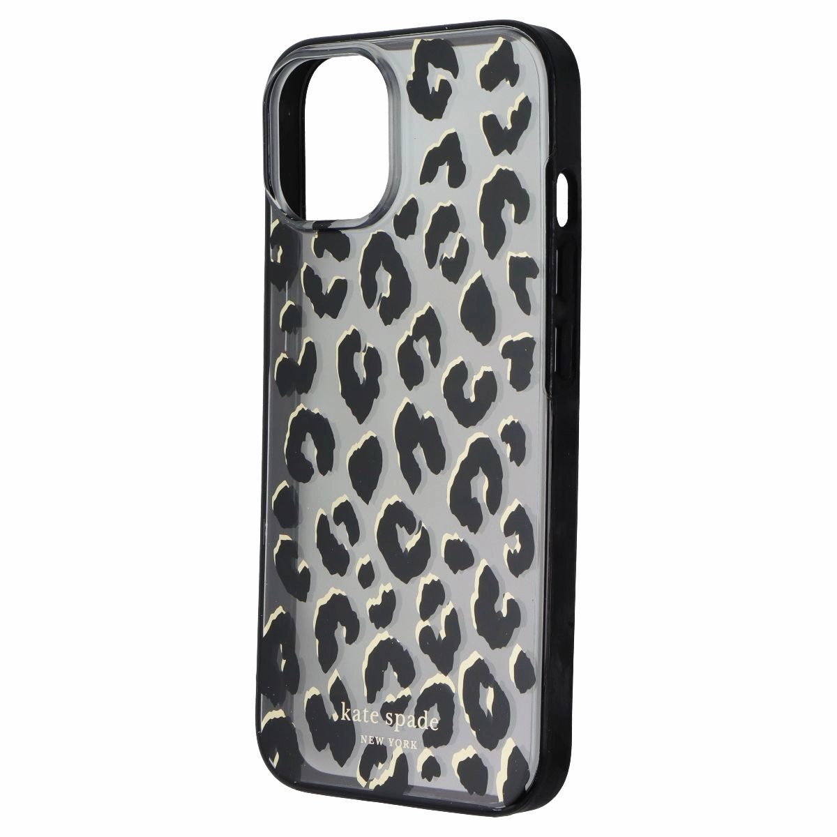 Kate Spade Protective Hardshell Case for Apple iPhone 14 - City Leopard Scratchproof Surface Flexible Feel