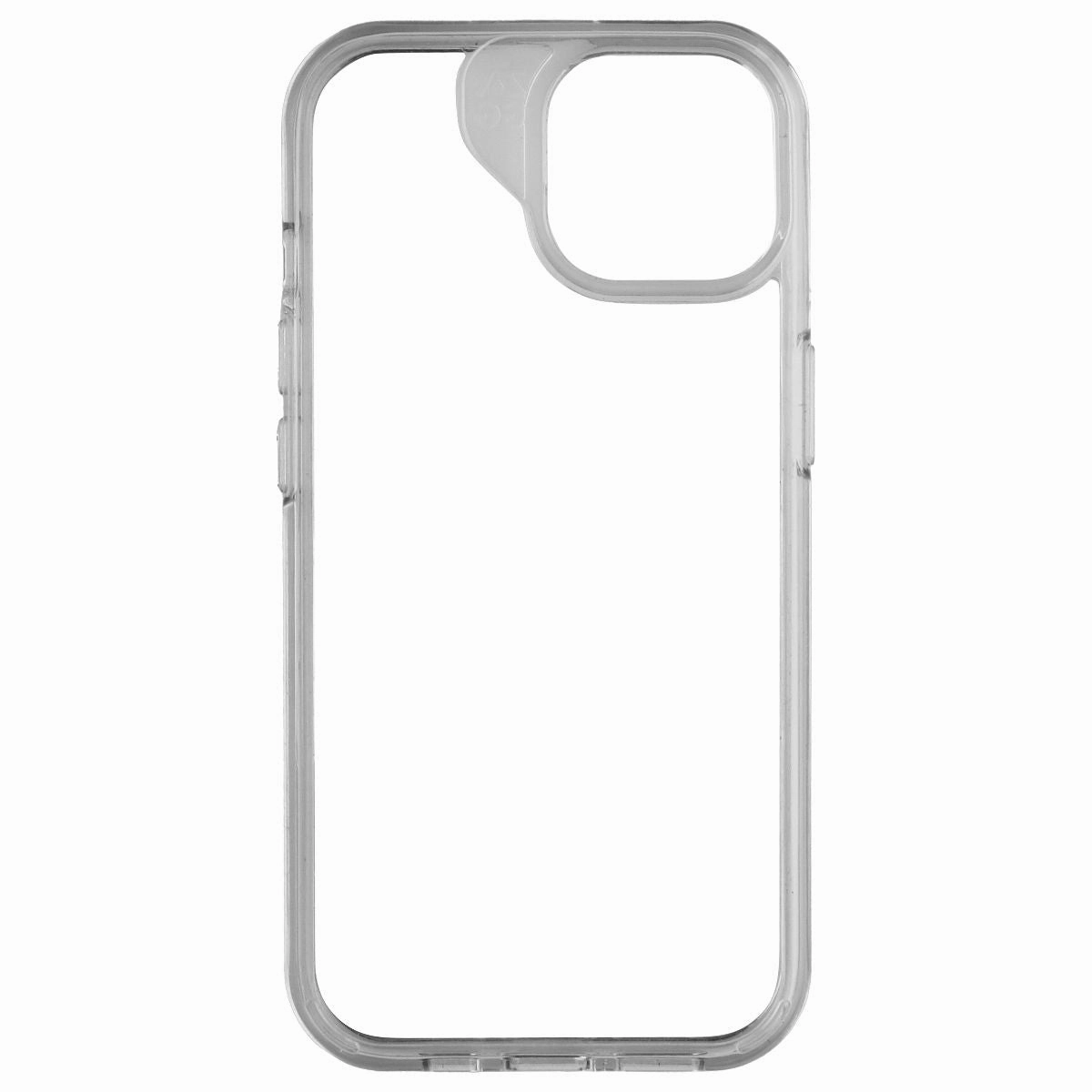 Minimal Pattern Tactile Buttons Zagg Crystal Palace Ultra Slim Case for iPhone 15 - Clear