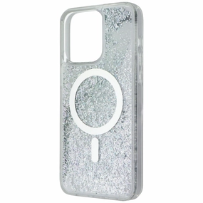 Kate Spade Liquid Glitter Case for MagSafe for iPhone 15 Pro Max - Iridescent Patterned Design