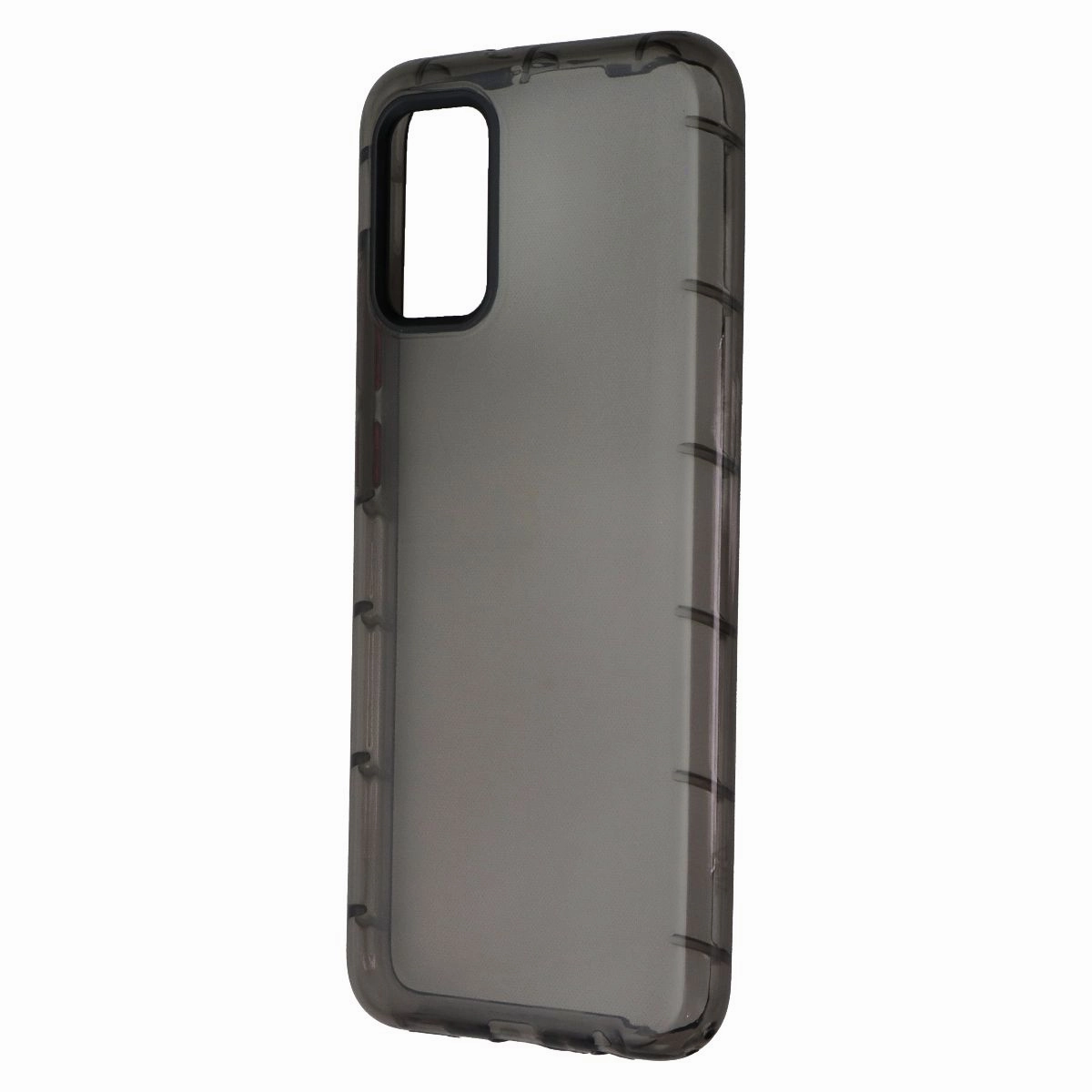 Zizo Surge Series Gel Case For Samsung Galaxy A02s - Smoke/Red Rugged Look Finish