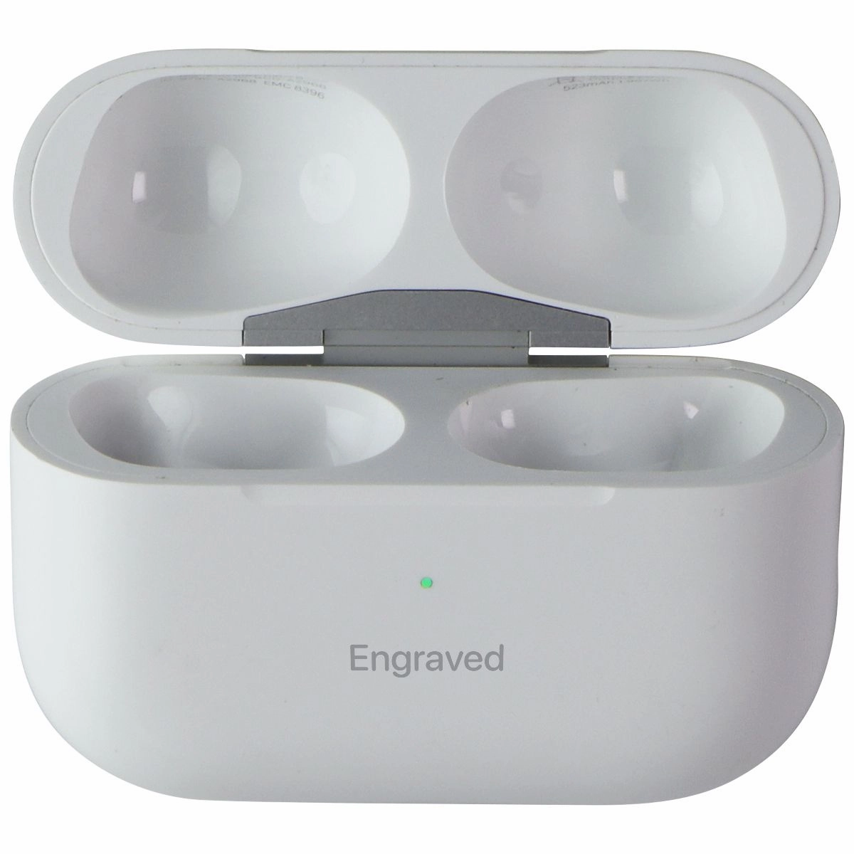 Apple AirPods Pro 2nd Gen MagSafe USB-C Charging Case (A2968) - ENGRAVED Hybrid Finish Texture Clear Finish