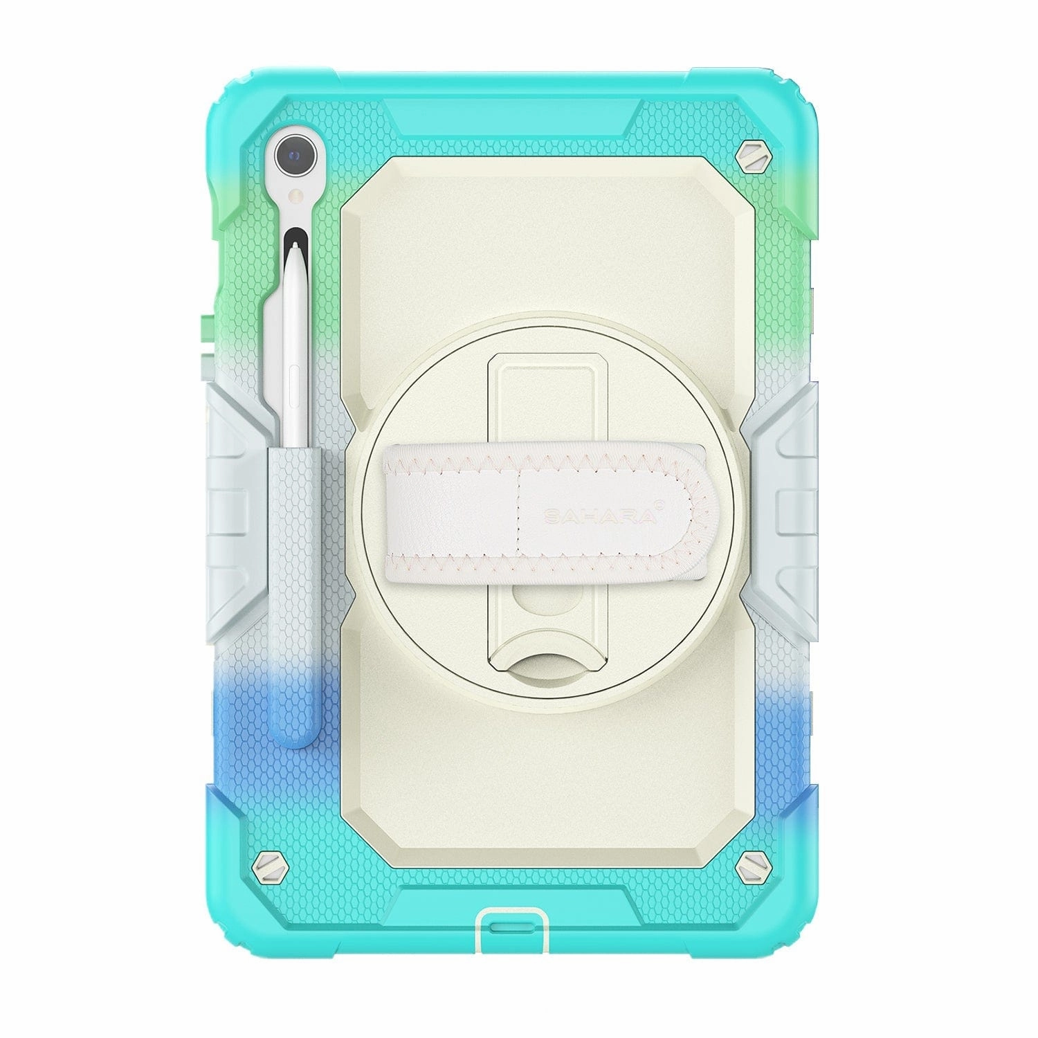 Tablet Sleeve Pro Max Versatile Accessory Samsung Galaxy Tab S10 Lite (2025)/S10 FE/S9/S9 FE Heavy Duty Kid Proof Case - Built-in Hand Strap and Kickstand | Wander Series