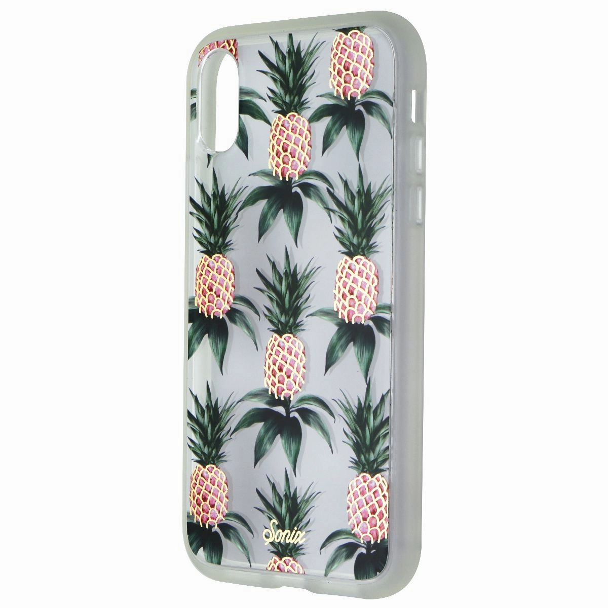 Sonix Clear Coat Hard Case for Apple iPhone XR - Pineapple Gold / Clear Durable Edge Texture