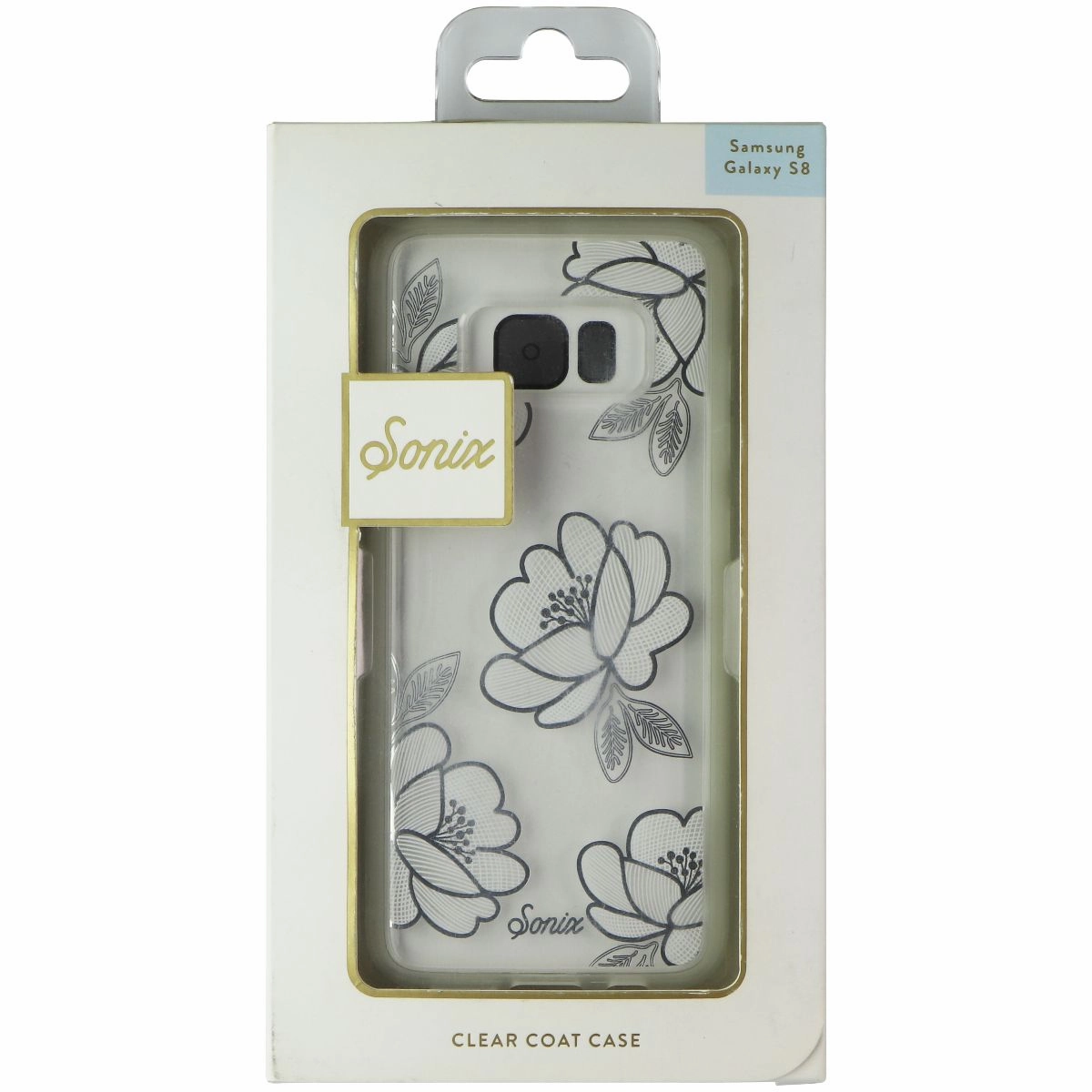 Sonix Clear Coat Hard Case for Samsung Galaxy S8 - Silver Florette Full Coverage Durable Design Texture