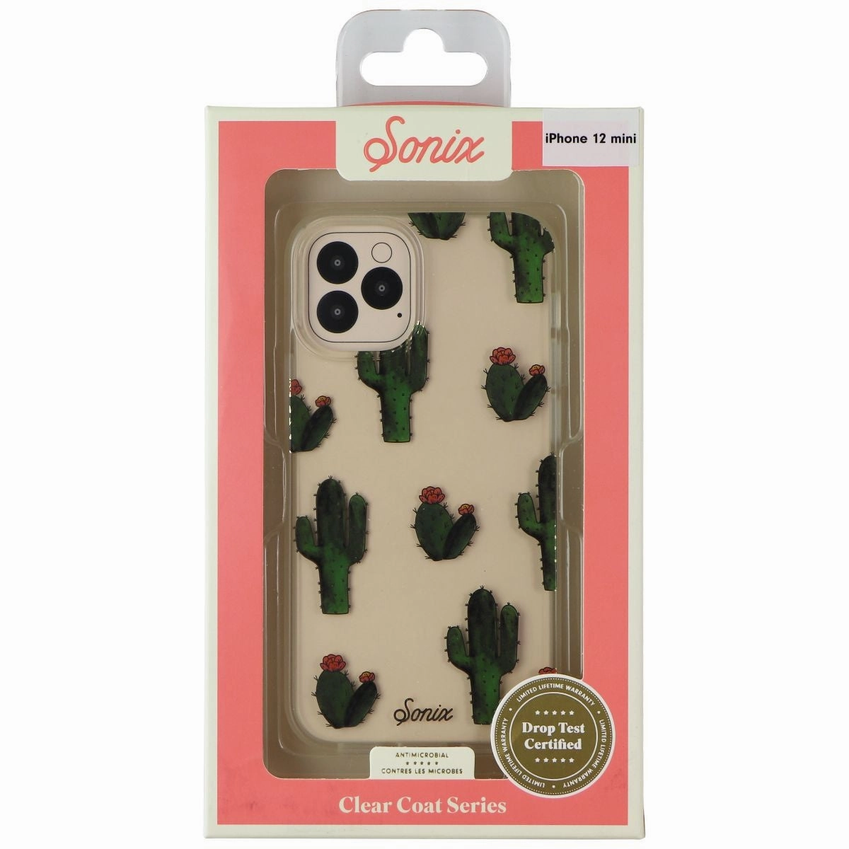 Elegant Touch Sonix Clear Coat Series Case for Apple iPhone 12 mini - Cactus Prickly Pear