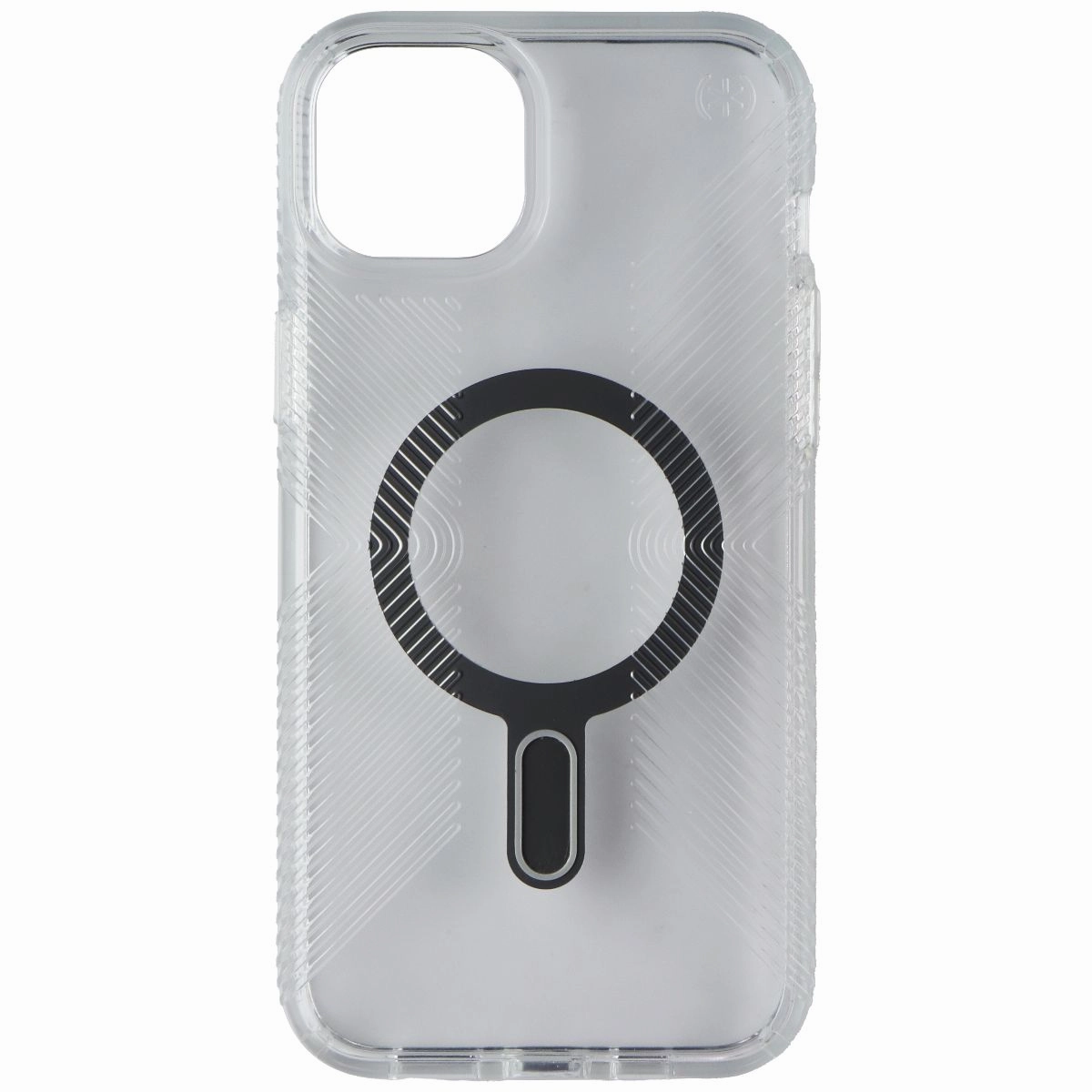 Speck Perfect-Clear Grip Case for MagSafe for iPhone 15 Plus/14 Plus - Clear Water Resistant