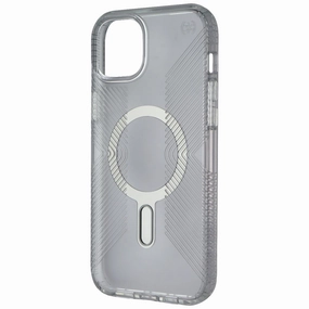 Hand Friendly Polished Surface Texture Speck Perfect-Clear Grip Case for MagSafe for iPhone 15 Plus/14 Plus - Clear