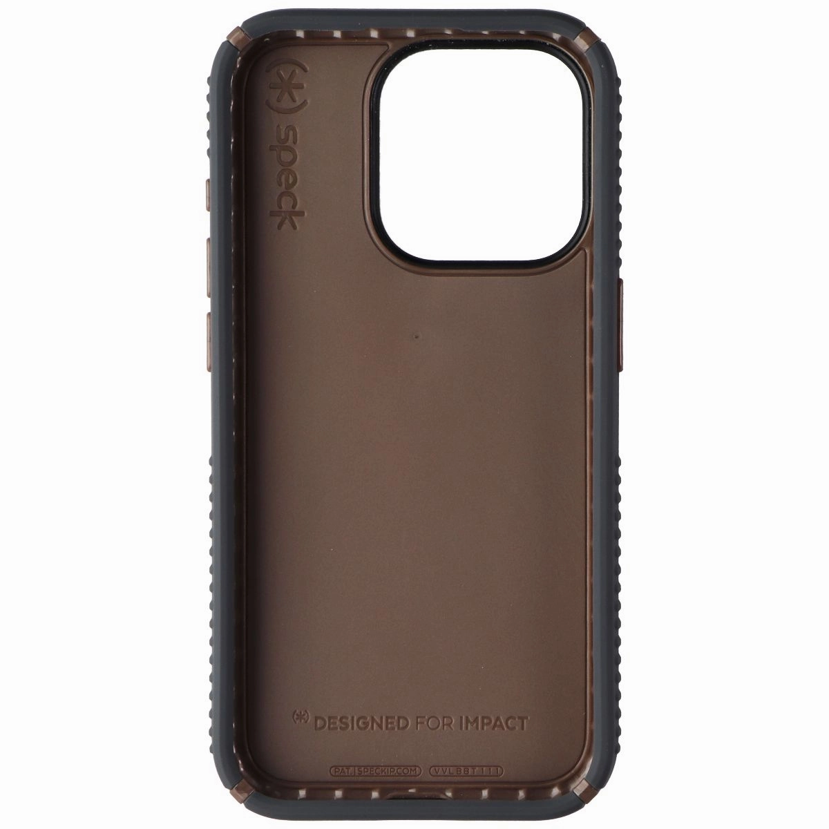 Speck Presidio2 Grip Series Case for Apple iPhone 15 Pro - Charcoal Gray Smooth Finish Touch