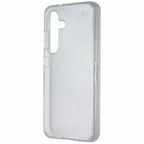 Shock Resistant Speck Presidio Lux Case for Samsung Galaxy S24 - Clear Glitter