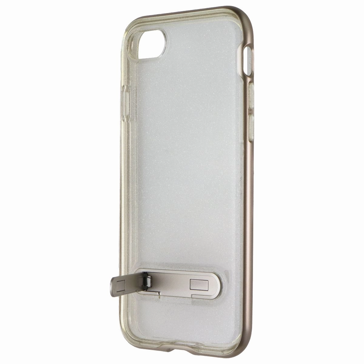 Soft Protection Layer Spigen Crystal Hybrid Glitter Case for Apple iPhone 8 / 7 - Gold Quartz