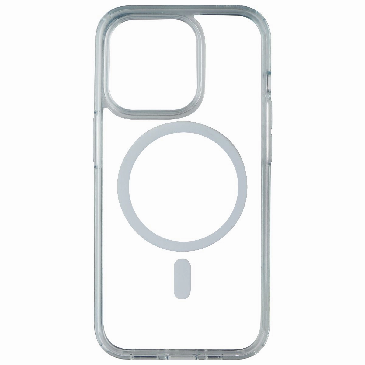 Durable Texture Build Spigen Crystal Hybrid MagFit Case for MagSafe for iPhone 14 Pro - Clear/White